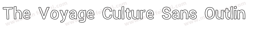 The Voyage Culture Sans Outline字体转换